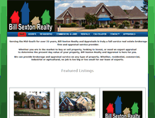 Tablet Screenshot of billsextonrealty.com